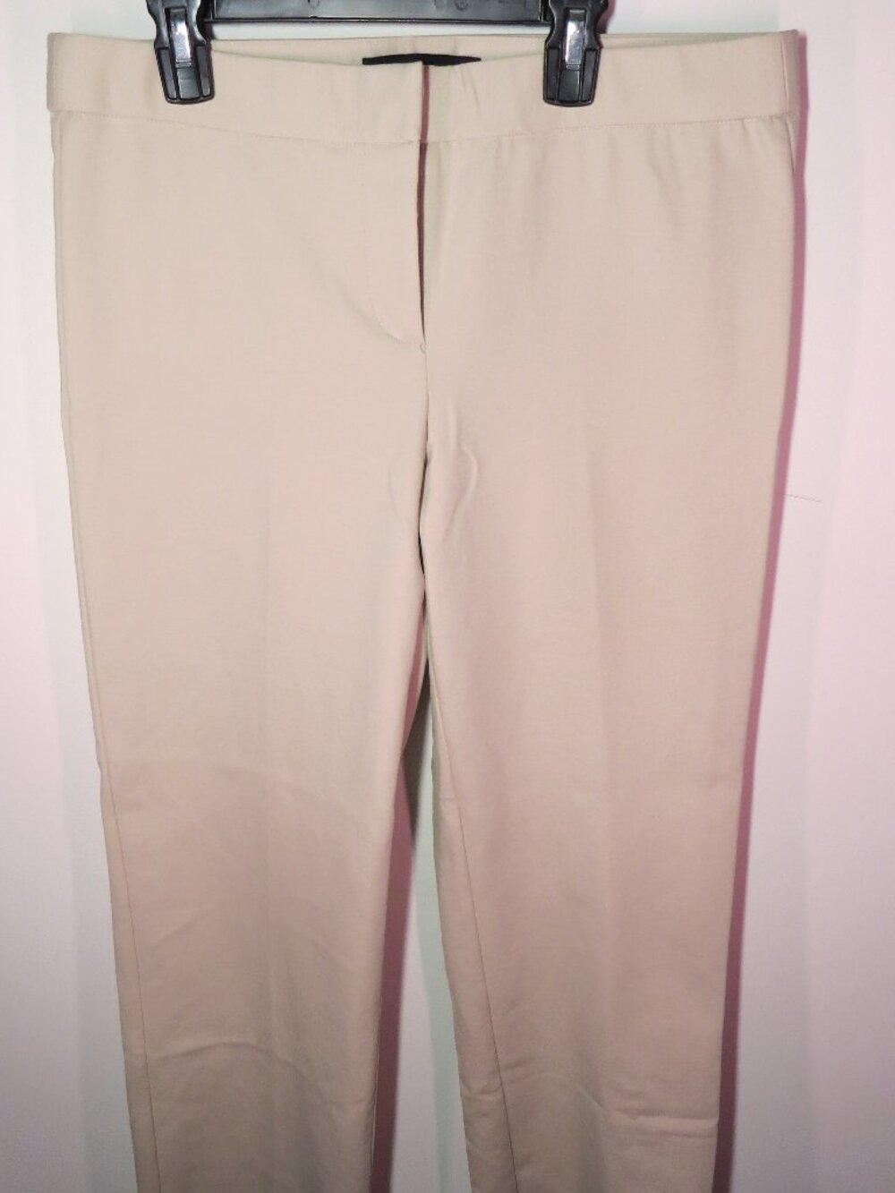 Amanda + Chelsea Ivory Straight Leg Dress Pants | Women's Size 10